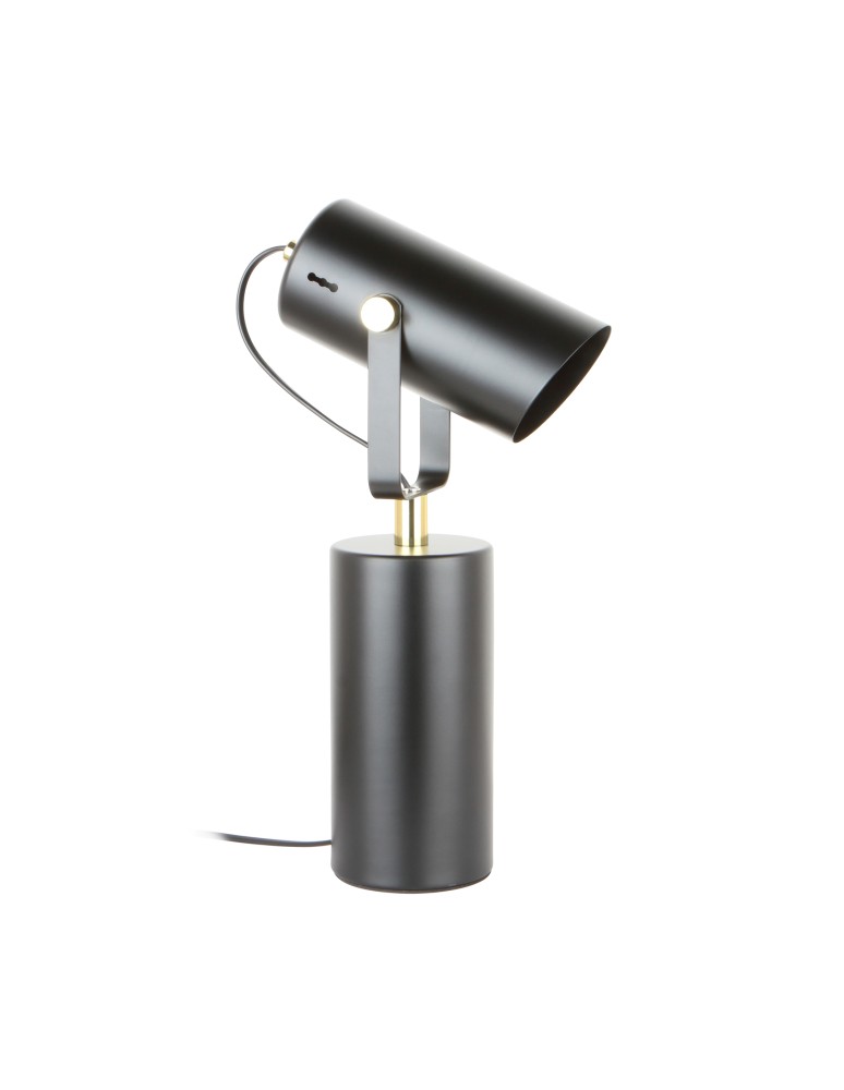 Desk lamps - Zuma Line RESI BLACK MAT/GOLD A2058-MBK desk lamp - product kolory-swiatla.pl 1