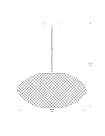 Zuma Line ORION ZŁOTY A8032L-GD WISZĄCA - produkt 2