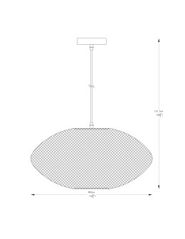 Zuma Line ORION ZŁOTY A8032L-GD WISZĄCA - produkt 2