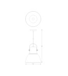 Loft pendant lamps - Zuma Line KAIROS BLACK A8015-SBK Pendant. - product 2