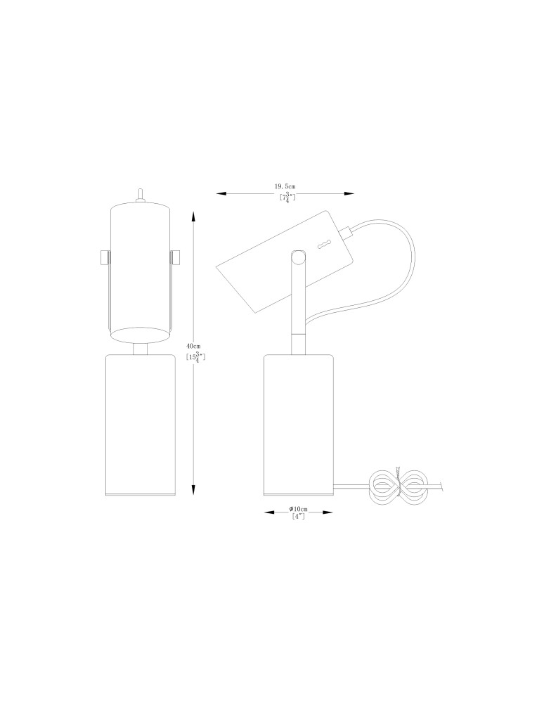 Desk lamps - Zuma Line RESI WHITE MATCH/CHROME A2058-MWH DESKTOP DESK. - product kolory-swiatla.pl 2