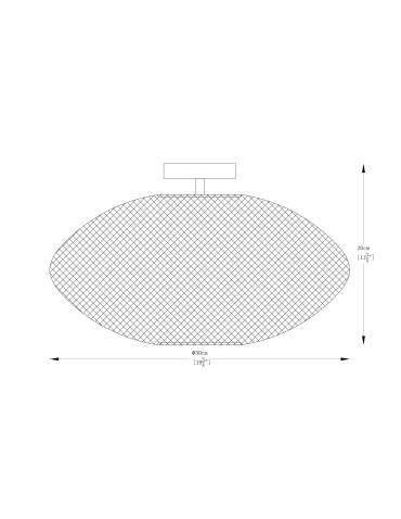 Zuma Line ORION CZARNY MAT A8193-MBK SUFITOWA - produkt 2