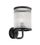 Glamour wall lamps - Zuma Line SERGIO BLACK MAT W0528-01F-P7AC SHINKIT. - product 1
