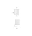 Glamour wall lamps - Zuma Line SERGIO BLACK MAT W0528-01F-P7AC SHINKIT. - product 2