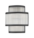 Glamour wall lamps - Zuma Line SERGIO BLACK MAT W0528-02B-P7AC SHINKIT. - product 1