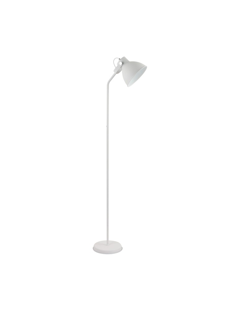 Floor lamps for reading - Zuma Line APUS WHITE/SILVER A4012-SWH FLOOR PLATE - product kolory-swiatla.pl 1