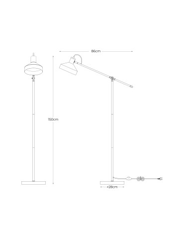 Zuma Line SIGMA BLACK/GOLD A4009-SBK FLOOR PLATE - product 2