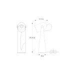 Desk lamps - Zuma Line ARIES WHITE MAT/SILVER A2056-MWH desk lamp. - product 2