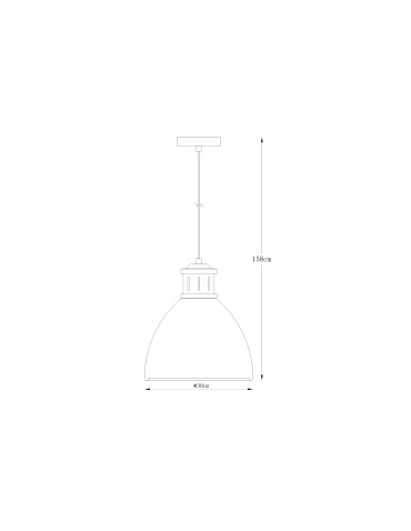 Zuma Line MENSA WHITE/CHROME A8050L-SWH Pendant. - product 2