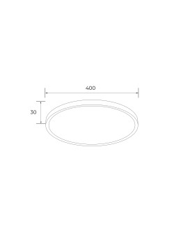 Zuma Line CAMI DREWNO/BIAŁY WM-BP1108-S-W SUFITOWA - produkt 2