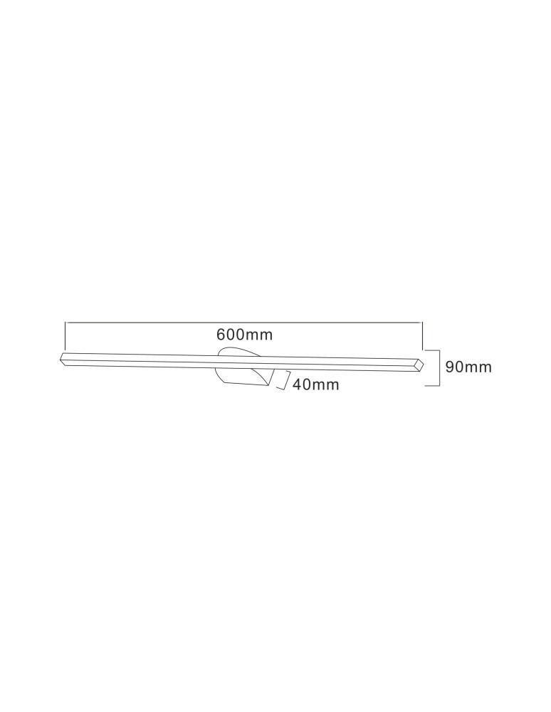 Wall lamps over the mirror - Zuma Line ARVI BLACK W89551-60BK CROWD. - product kolory-swiatla.pl 3