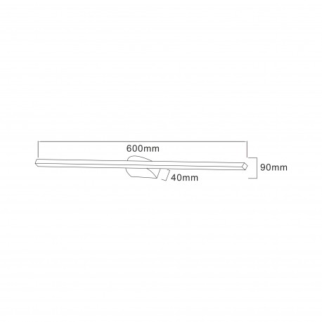 Zuma Line ARVI CZARNY W89551-60BK KINKIET