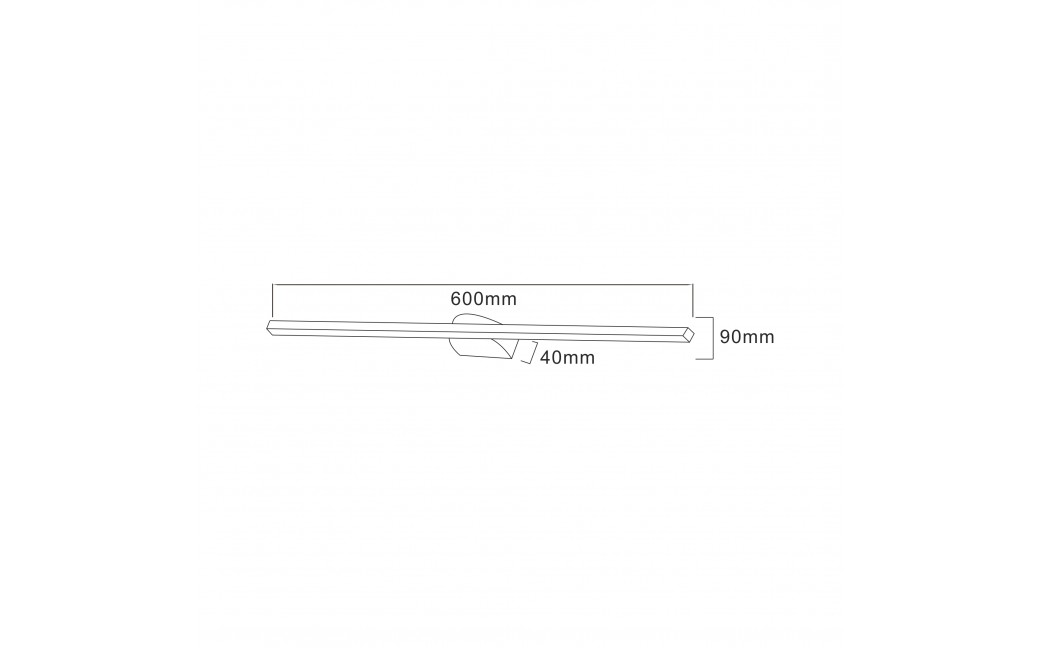 Zuma Line ARVI CZARNY W89551-60BK KINKIET