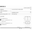 Ceiling luminaires for replaceable light source - Azzardo BROSS 2 WHITE/ALUMINIUM 2xGU10 Surface-mounted White/Aluminum AZ0784 - product 2