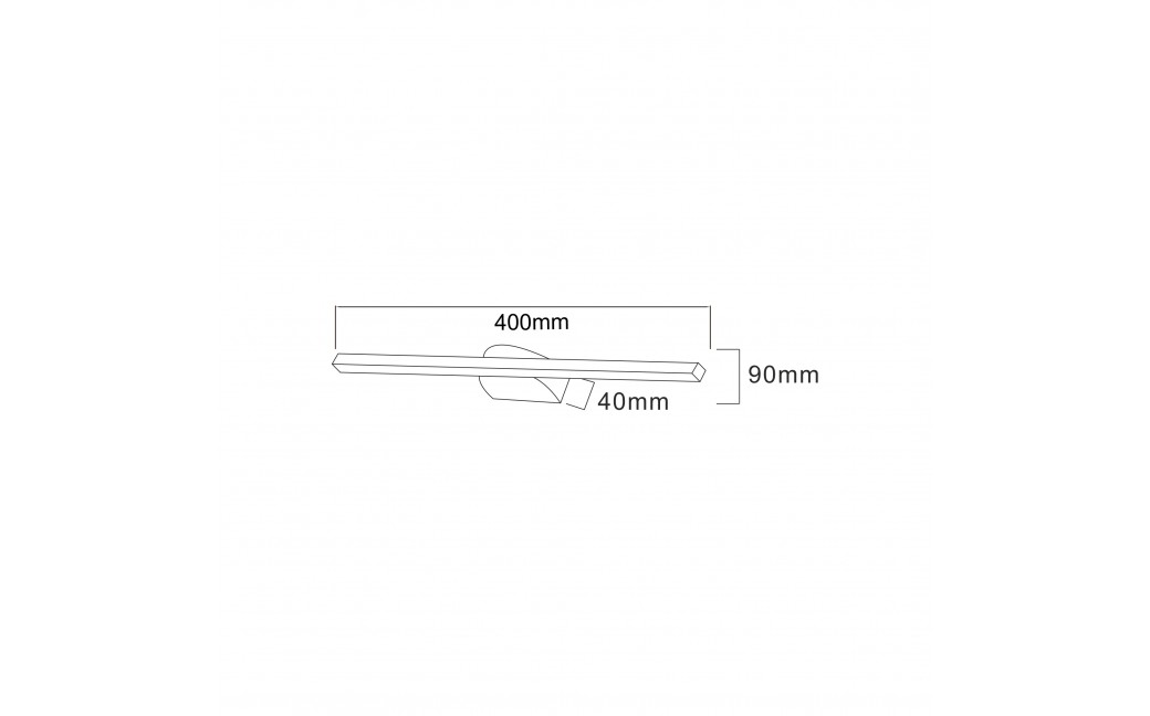 Zuma Line ARVI CZARNY W89551-40BK KINKIET