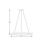 Pendant lamps circles - Zuma Line HORIK BLACK PEN89424-90BK Pendant. - product 3