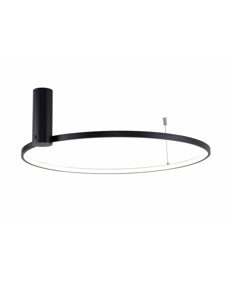 Ring ceiling lamps - Zuma Line HORIK BLACK 89429-60BK SUFFOLTAGE. - product kolory-swiatla.pl 1