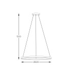 Pendant lamps circles - Zuma Line HORIK BLACK PEN89424-60BK Pendant. - product 3