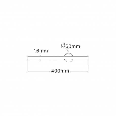 Zuma Line TROY CZARNY W90477-40BK KINKIET