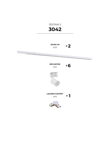 Zuma Line WHITE 3042 HORIZONTOPE SET. - product 2