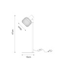 Nightlights - Zuma Line STEM BLACK MAT/WHITE R5021009A-1T TABLE TABLE. - product 2