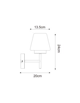 Zuma Line REBEL CZARNY MAT WL23005EB-BL KINKIET - produkt 2