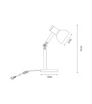 Children's table lamps - Zuma Line BALBO WHITE MAT/DREW T22004B-WH TABLE TABLE. - product 2