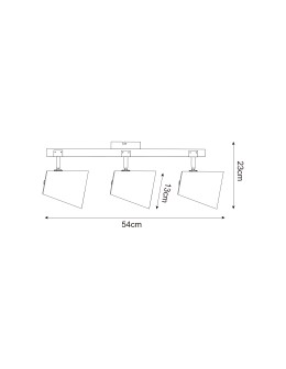 Zuma Line ELTI CZARNY/NATURALNY P22077-3TU SPOT - produkt 2