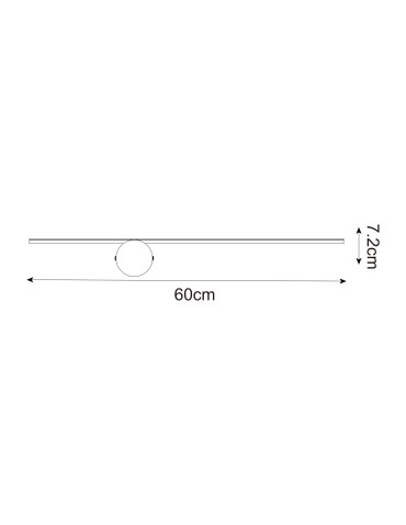 Zuma Line FAD CZARNY MAT WL22032G-L60 KINKIET - produkt 2