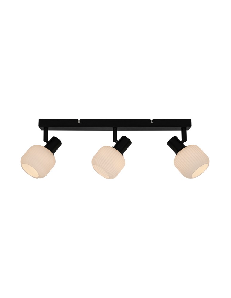 Adjustable ceiling lamps - spots - Zuma Line STEM BLACK MAT/White R5021009A-3B SPOT - product kolory-swiatla.pl 1