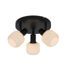 Adjustable ceiling lamps - spots - Zuma Line STEM BLACK MAT/White R5021009A-3R SPOT - product 1