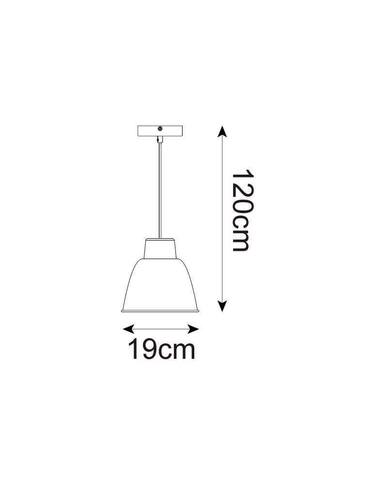 Scandinavian style pendant lamps - Zuma Line ORLO WHITE/NATURAL P21031M Pendant. - product kolory-swiatla.pl 3