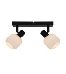 Adjustable ceiling lamps - spots - Zuma Line STEM BLACK MAT/White R5021009A-2B SPOT - product 1