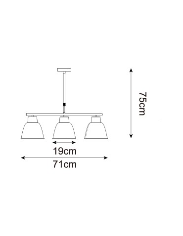 Zuma Line ORLO WHITE/DREAM P21031M-3TUP Pendant. - product 2