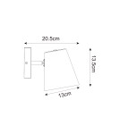 Adjustable ceiling lamps - spots - Zuma Line ELTI BLACK/NATURAL P22077-1R SPOT - product 2