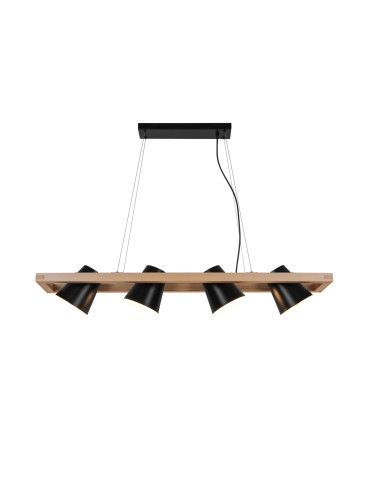 Zuma Line ELTI BLACK/NATURAL P22077-4 Pendant.