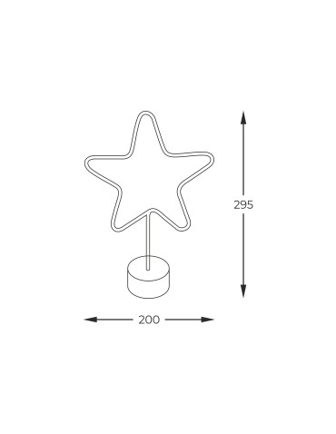 Zuma Line NEON BLUE FM-NB20 TABLE TOWER - product 2