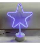 Decorative table lamps - Zuma Line NEON BLUE FM-NB20 TABLE TOWER - product 3