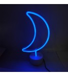 Decorative table lamps - Zuma Line NEON BLUE FM-NB27 STABLE - product 2