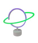 Decorative table lamps - Zuma Line NEON FIOLET/GREEN FM-NB21 TABLE TOWER - product 1