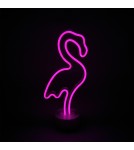 Decorative table lamps - Zuma Line NEON PUSH Pink FM-NB23 TABLE TABLE. - product 2