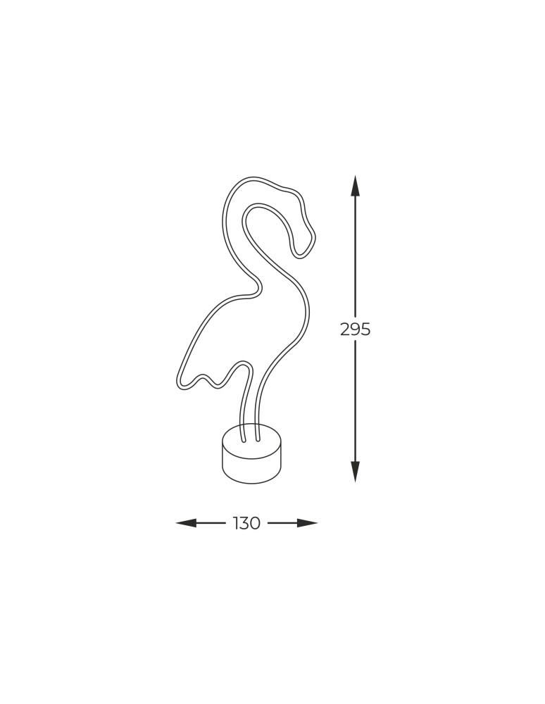 Decorative table lamps - Zuma Line NEON PUSH Pink FM-NB23 TABLE TABLE. - product kolory-swiatla.pl 3