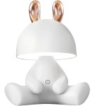 Children's table lamps - Zuma Line KING WHITE KDR-6301-WH desk lamp. - product 1