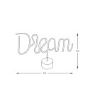 Decorative table lamps - Zuma Line NEON BLUE FM-JNL33 TABLE TABLE. - product 3