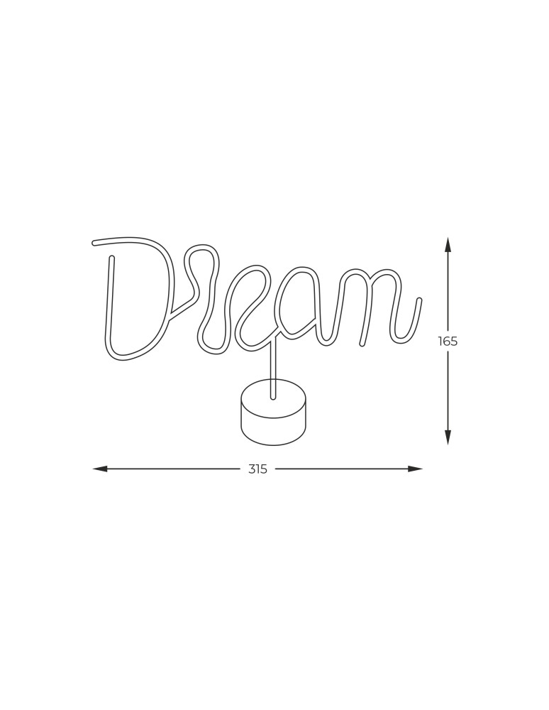 Decorative table lamps - Zuma Line NEON BLUE FM-JNL33 TABLE TABLE. - product kolory-swiatla.pl 3