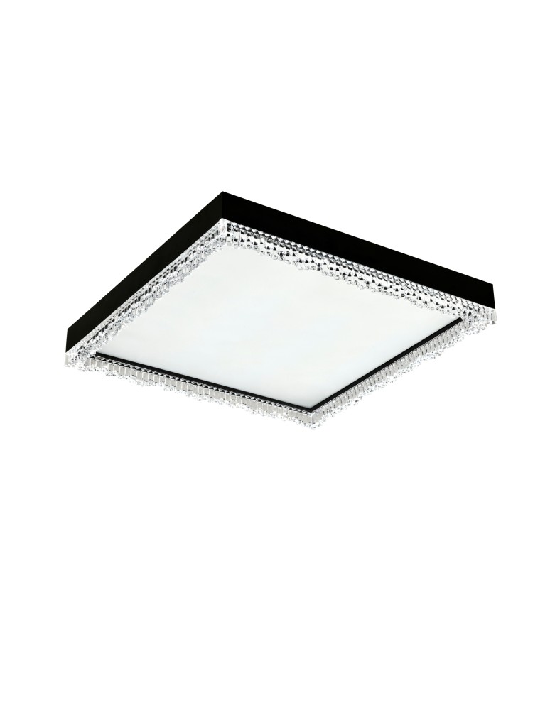 Ceiling lamps with crystals - Zuma Line BLACK MAT FM2304458S-MB SUFFOLTAGE. - product kolory-swiatla.pl 1