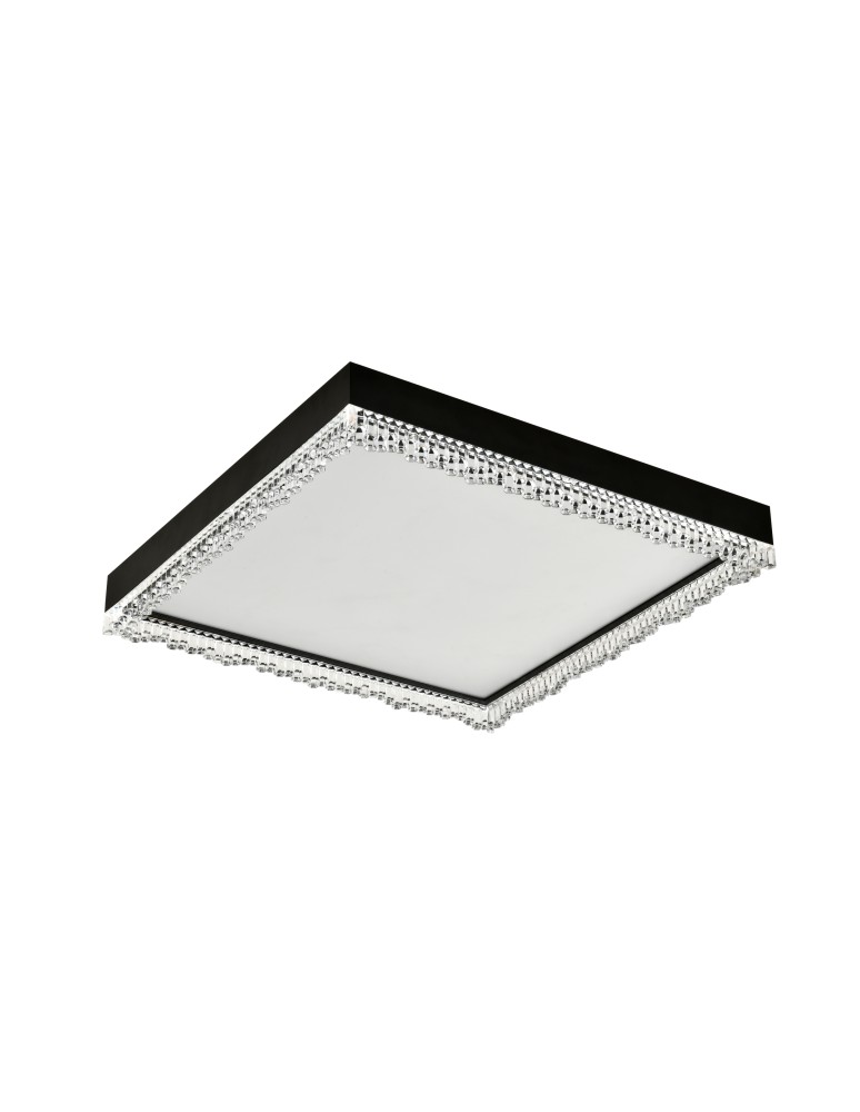 Ceiling lamps with crystals - Zuma Line BLACK MAT FM2304458S-MB SUFFOLTAGE. - product kolory-swiatla.pl 2