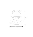 Children's table lamps - Zuma Line ROSE BLOWER KDR-6303-PK desk lamp - product 3