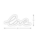 Decorative table lamps - Zuma Line NEON RED FM-WN01 CINKIT - product 2