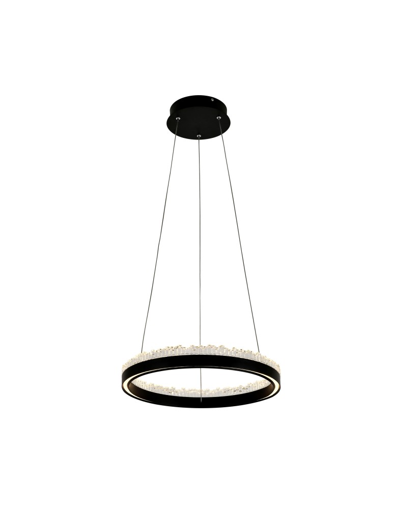 Pendant lamps circles - Zuma Line Regi BLACK MAT PD2304400R-MB Pendant. - product kolory-swiatla.pl 1